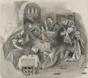 Drawing of Tintoretto