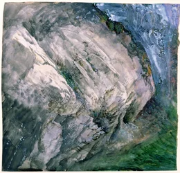 Rocks and Vegetation at Chamouni, 1854