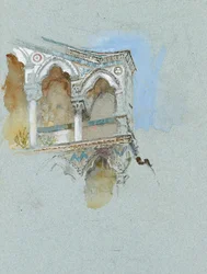 Study of Pisan Gothic (Part of the Façade of San Michele in Borgo, Pisa)