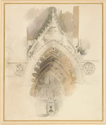 The Northern Arch of the West Entrance of Amiens Cathedral, 17 - 18 May or 23 September 1856