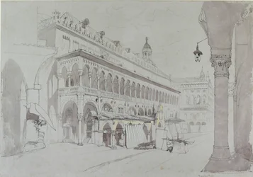 The Palazzo della Ragione and Piazza delle Erbe, Padua