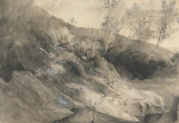 The Rocky Bank of a River
