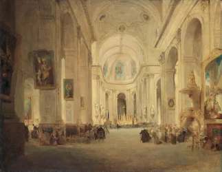 Interior of St Sulpice, Paris
