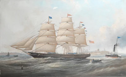 The Ship Utinia off Tynemouth