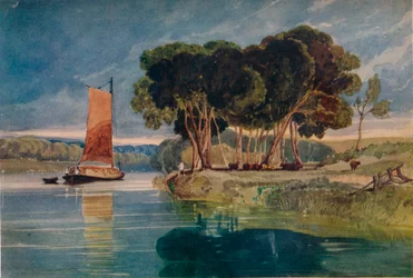 A River Scene, c1800-1842, 1924