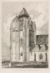 Tower of the Church of Tréport, near Eu