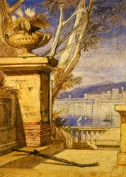 Classical Landscape with an Urn: a Design for a Frontispiece