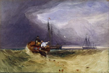 Fishing Boats Off Yarmouth, 1832