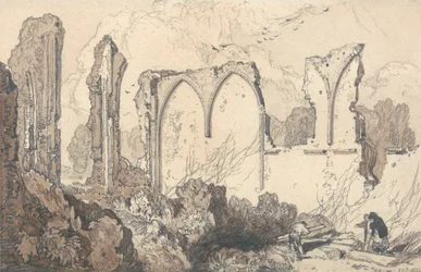 Ruin behind the Free School, Thetford, Suffolk