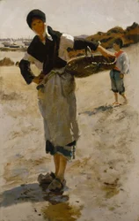Breton Woman with a Basket