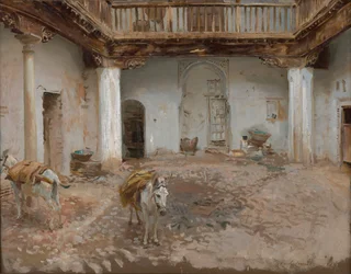 Courtyard, Casa del Chapiz