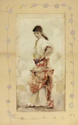 Girl in Spanish Costume, before 1880