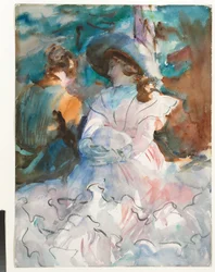 Ladies in the Shade: Abriès, 1912