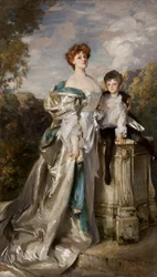 Lady Warwick and her Son