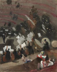 Rehearsal of the Pasdeloup Orchestra at the Cirque d
