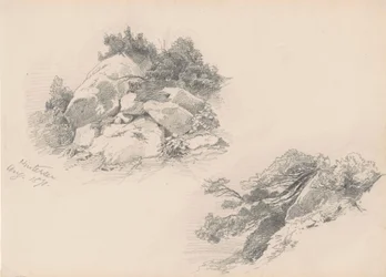 Rocks and Brush, Hintersee, Germany, 1871