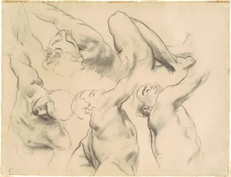 Studies for "Heaven" and "Hell"
