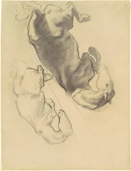 Studies for "The Fall of Gog and Magog"