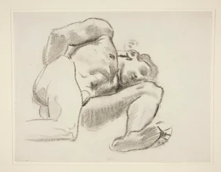 Study for Prometheus, Rondel, Rotunda, Museum of Fine Arts Boston