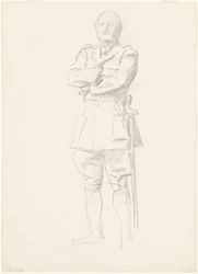 Study of General Louis Botha for General Officers of World War I, 1920-1922