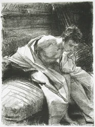 Study of a Young Man Seated