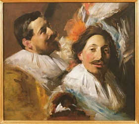 Two Heads from the Banquet of the Officers