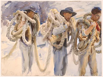 Workmen at Carrara