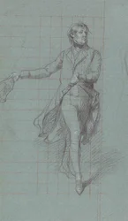 Captain W. Fairfax, figure study for the painting of Victory of Lord Duncan