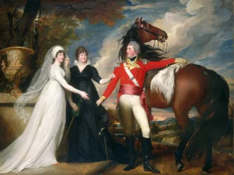 Portrait of Colonel Fitch and His Sisters