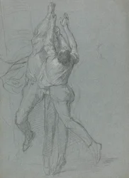 Study of Sailors Raising a Flag for the Victory of Lord Duncan