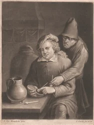 A Smoker Seated at Table