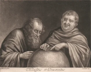 Heraclitus and Democritus