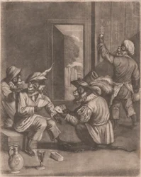 Monkeys Playing Cards