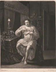 Woman Undressing