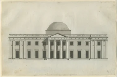 Chillington Hall: pen and wash drawing, nd [1780s]