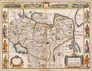 Map of Tartary by John Speed