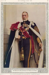 King George V (1865-1936) Sovereign of the Order of the Garter, from 