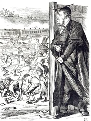 A Cartoon Depicting William Vernon Harcourt, Illustrated by John Tenniel