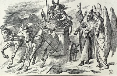 Cartoon from Punch Titled Time