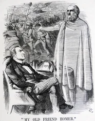 Political satire depicting William Ewart Gladstone and his 