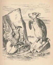 The Mock Turtle, The Gryphon and Alice