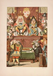 The Trial of the Knave of Hearts, from Alice