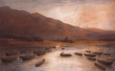 British Troops Landing at Ras Al Khaimah 1809