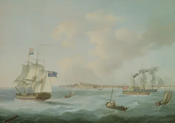 Shipping off Margate, 1825
