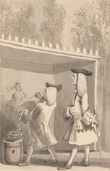Hogarth Painting in Vauxhall Gardens in the Presence of Jonathan Tyers