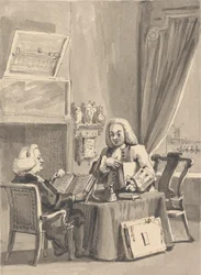 Hogarth Solicits His Patron Bishop Hoadley to Look Over His MS. 