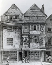 Houses on the South Side of a Street Called London Wall