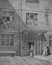 Inside View of the Poultry Compter, City of London, 1813