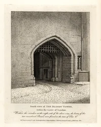 South View of the Bloody Tower within the Tower of London