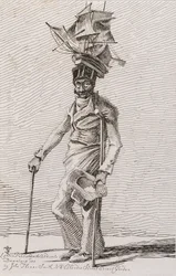 Joseph Johnson, from Etchings of Remarkable Beggars, Itinerant Traders and Other Persons